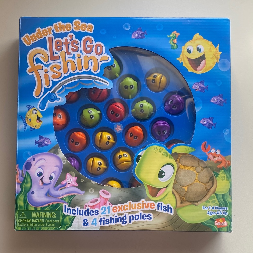 🌻Under the Sea Let's Go Fishin' Game - Multicolor